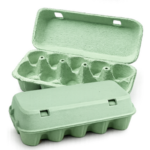 Krabice na vejce zelená (10 vajec, 45–70 g)